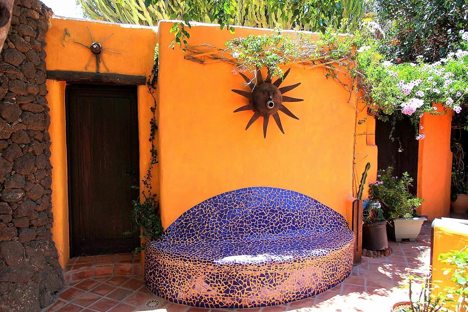 Feliz - Sauna, Beheizter Pool, Sonnenbett, Spielplatz, 2X2 M Bett Tías Spanien