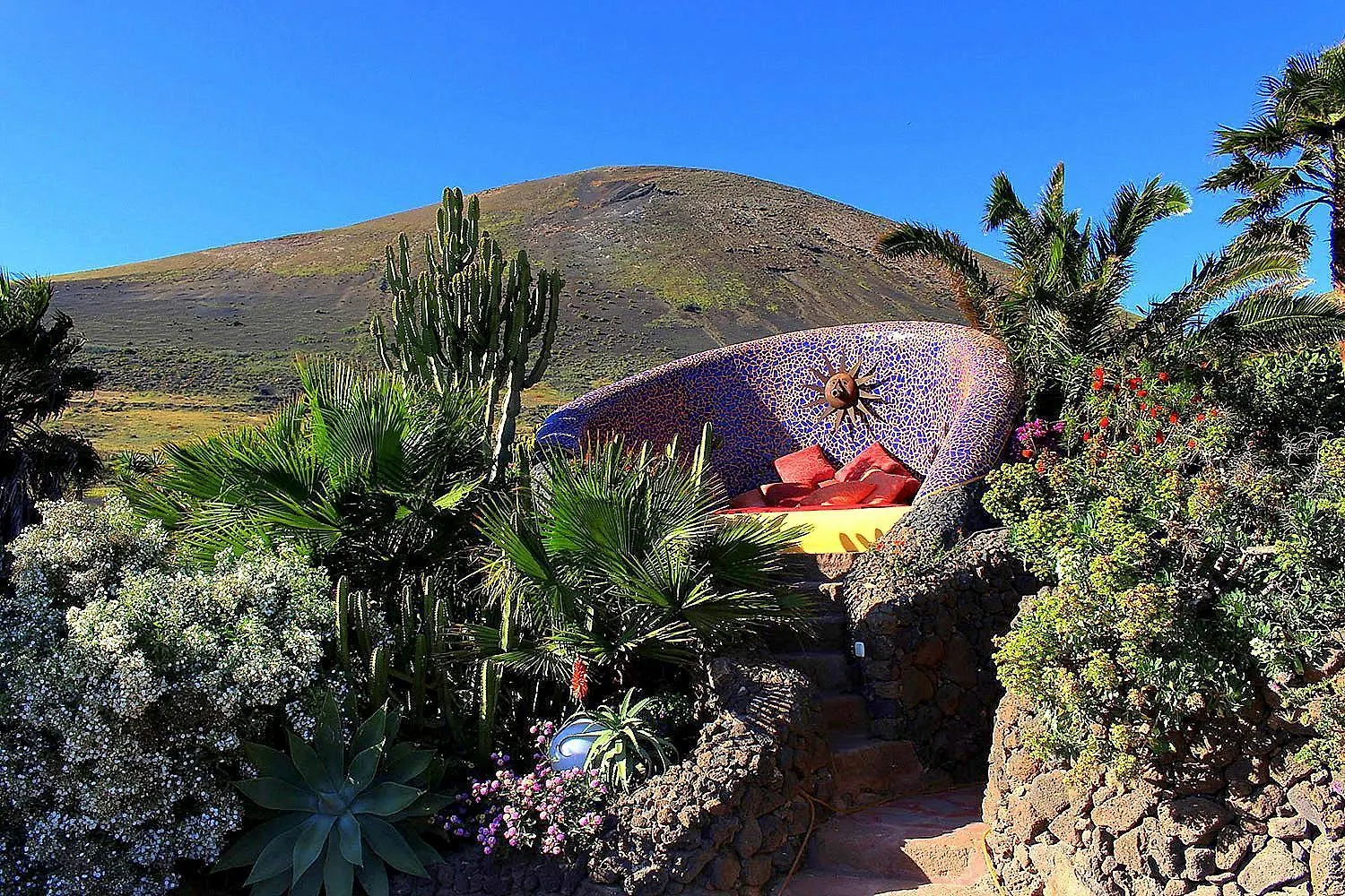 Ferienhaus Feliz - Sauna, Beheizter Pool, Sonnenbett, Spielplatz, 2X2 M Bett Tías Spanien